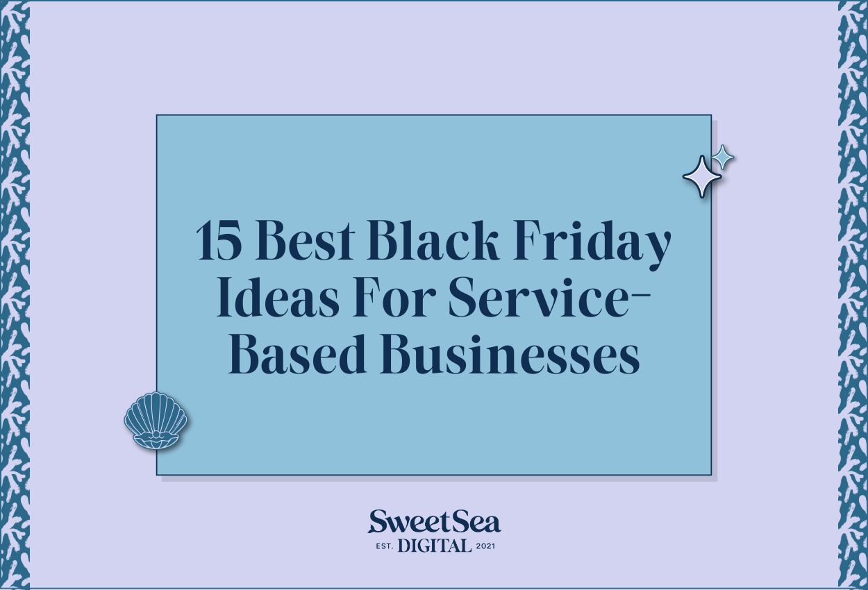 best black friday ideas for service based businesses and service providers