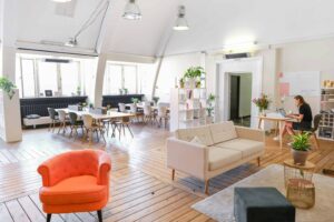 a cute and inviting coworking space for entrepreneurs