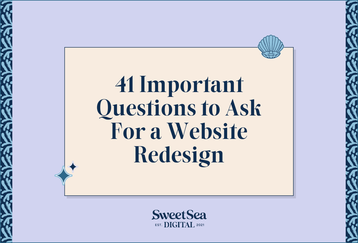 questions to ask for a website redesign