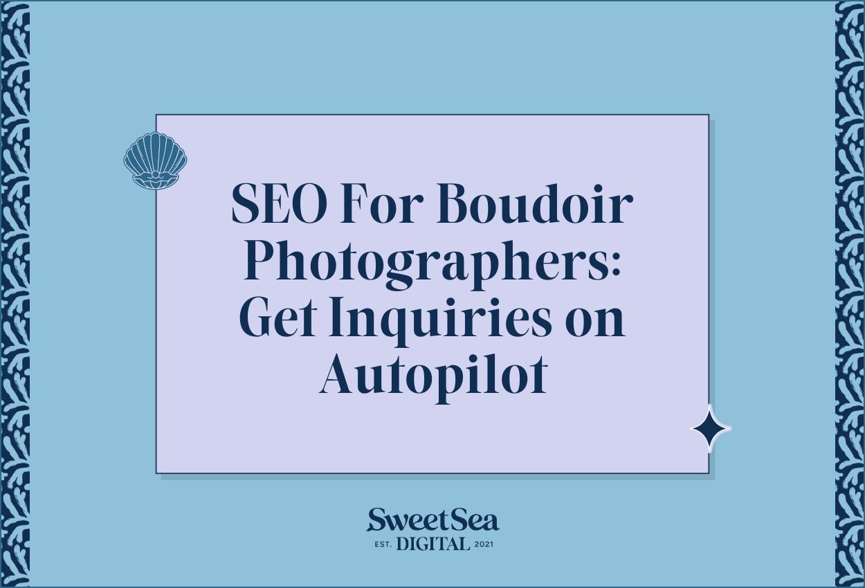 search engine optimization for boudoir photography